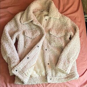 Knox Rose shearling style coat. Oversized fit. xs